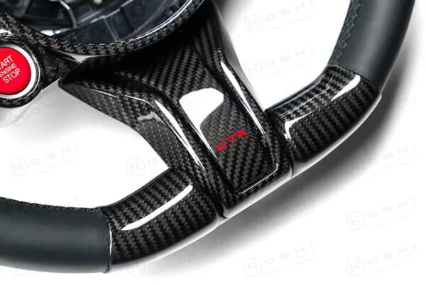 Alfa Romeo Giulia QV / Stelvio QV Lower Steering Wheel Spoke Trim Cover 2020-ongoing - Carbon Fibre